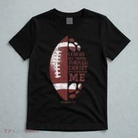 Christian Football Philippians 413 S Gifts T-Shirt thumb 5