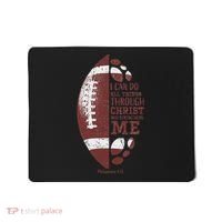 Christian Football Philippians 413 S Gifts Mousepad thumb 0