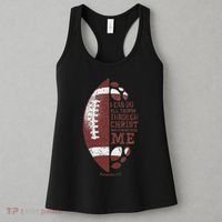 Christian Football Philippians 413 S Gifts Women's Tank Top thumb 3