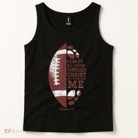 Christian Football Philippians 413 S Gifts Tank Top thumb 2