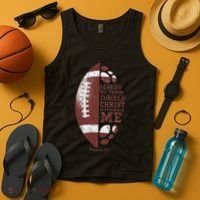 Christian Football Philippians 413 S Gifts Tank Top thumb 4
