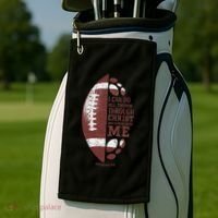 Christian Football Philippians 413 S Gifts Golf Towel thumb 2