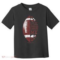 Christian Football Philippians 413 S Gifts Toddler T-Shirt thumb 0