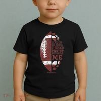 Christian Football Philippians 413 S Gifts Toddler T-Shirt thumb 2