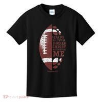 Christian Football Philippians 413 S Gifts Kids T-Shirt thumb 0