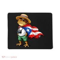 Coqui Frog Puerto Rico Flag Rican Taino Boricua Mousepad thumb 0