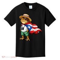 Coqui Frog Puerto Rico Flag Rican Taino Boricua Kids T-Shirt thumb 0