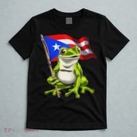 Coqui Frog Puerto Rico Flag Taino Boricua T-Shirt thumb 5