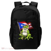 Coqui Frog Puerto Rico Flag Taino Boricua Backpack thumb 0
