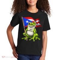 Coqui Frog Puerto Rico Flag Taino Boricua Kids T-Shirt thumb 2
