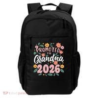 Cute Floral Promoted To Grandma 2026 Backpack thumb 0