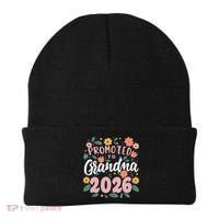 Cute Floral Promoted To Grandma 2026 Beanie thumb 0