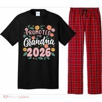Cute Floral Promoted To Grandma 2026 Pajama Set thumb 0