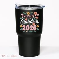 Cute Floral Promoted To Grandma 2026 Tumbler thumb 0