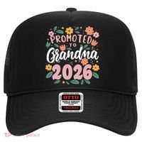 Cute Floral Promoted To Grandma 2026 Hat thumb 0