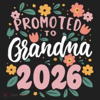 Cute Floral Promoted To Grandma 2026 Hat thumb 2