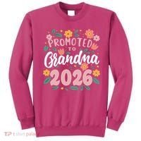 Cute Floral Promoted To Grandma 2026 Sweatshirt thumb 0