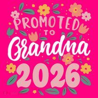 Cute Floral Promoted To Grandma 2026 Sweatshirt thumb 3