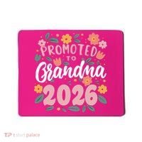Cute Floral Promoted To Grandma 2026 Mousepad thumb 0