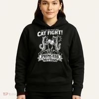 Cat Fight Princess Vs Mittens Hoodie thumb 5