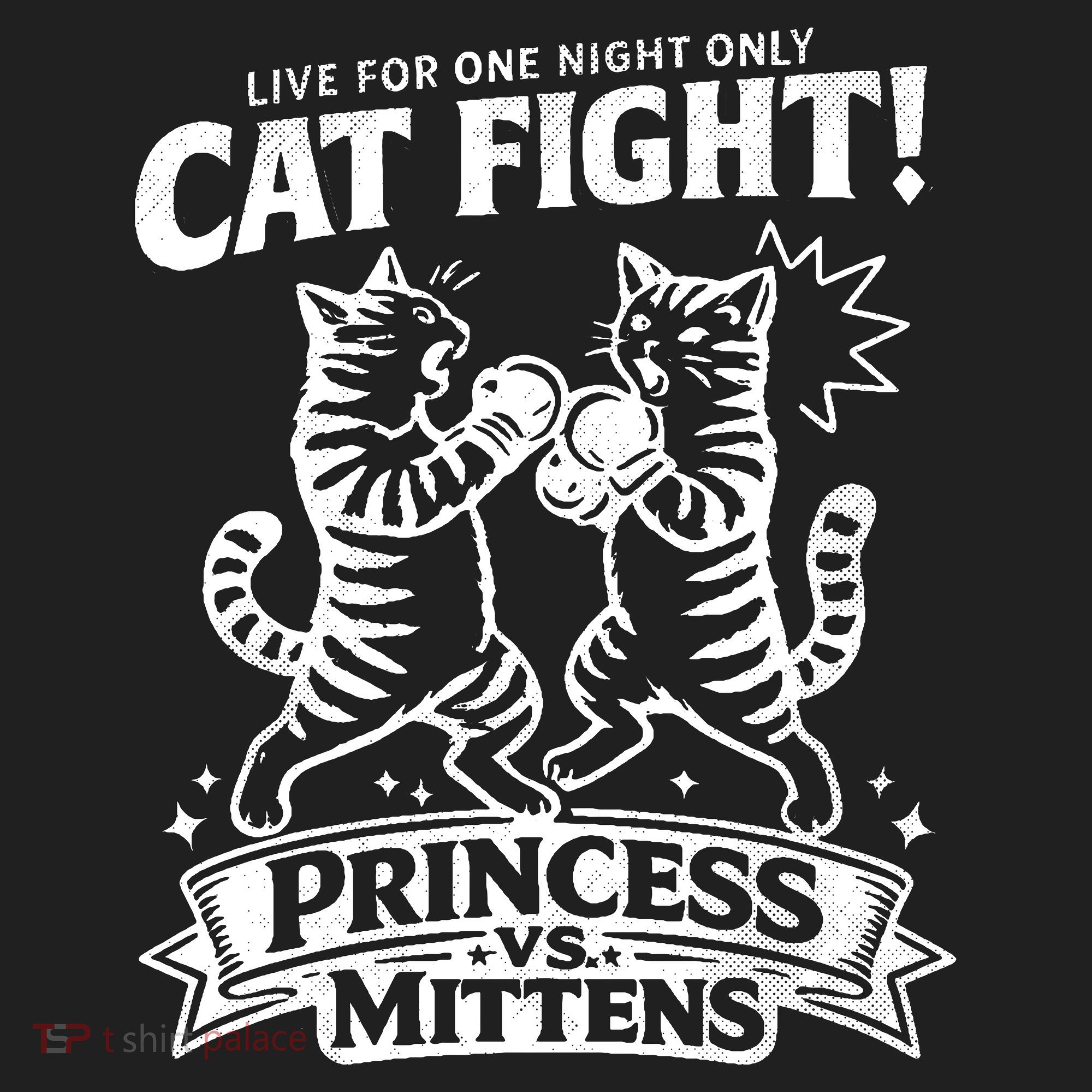 Cat Fight Princess Vs Mittens Beanie