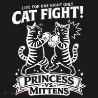 Cat Fight Princess Vs Mittens Polo thumb 3