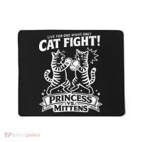 Cat Fight Princess Vs Mittens Mousepad thumb 0