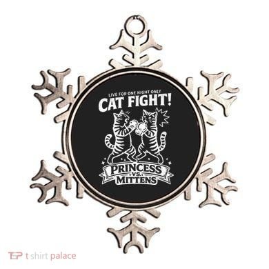 Cat Fight Princess Vs Mittens Ornament