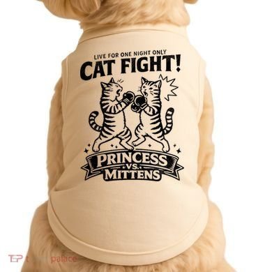Cat Fight Princess Vs Mittens Doggie Tank