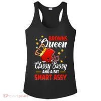 Cleveland Football Queen Classy Sassy And A Bit Smart Assy Ladies PosiCharge Competitor Racerback Tank thumb 0