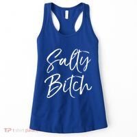 Cute Feminist Quote Empowert Gift Salty Bitch Meaningful Gift Women's Tank Top thumb 0