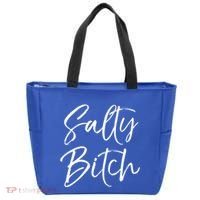 Cute Feminist Quote Empowert Gift Salty Bitch Meaningful Gift Tote Bag thumb 0