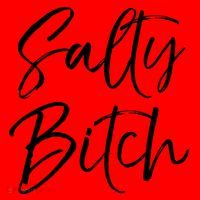 Cute Feminist Quote Empowert Gift Salty Bitch Meaningful Gift Santa Hat thumb 1
