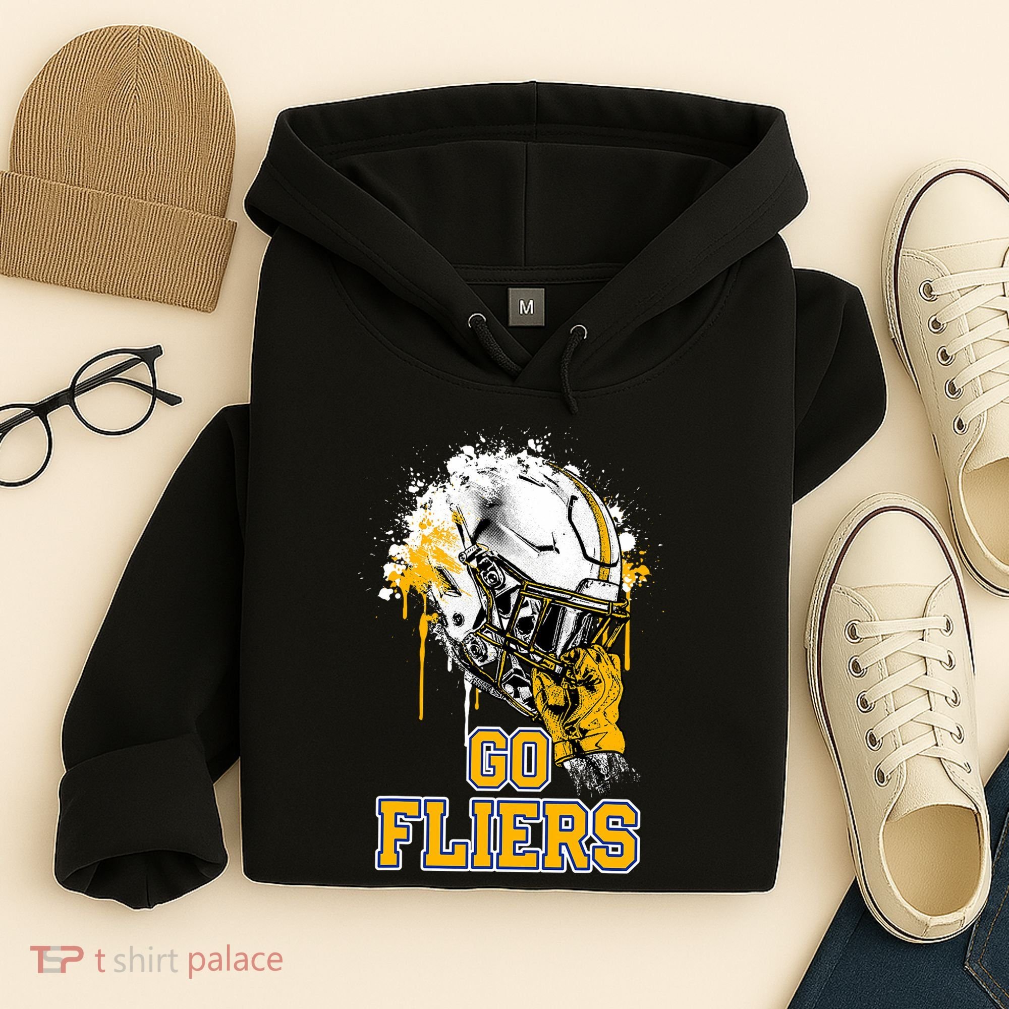Clyde Fliers Rising Helmet Go Hoodie