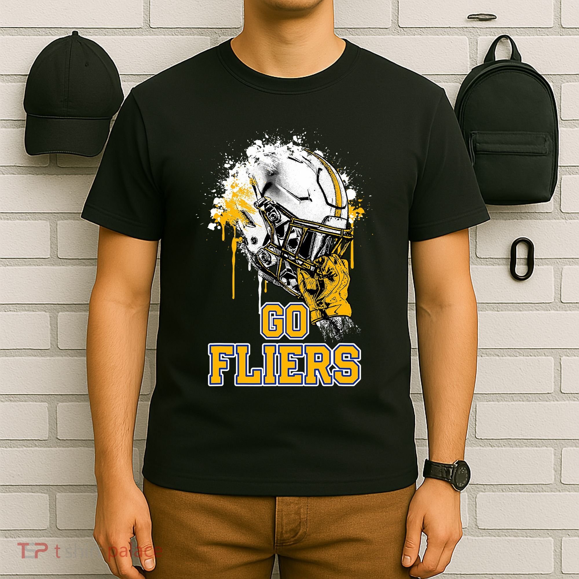 Clyde Fliers Rising Helmet Go T-Shirt
