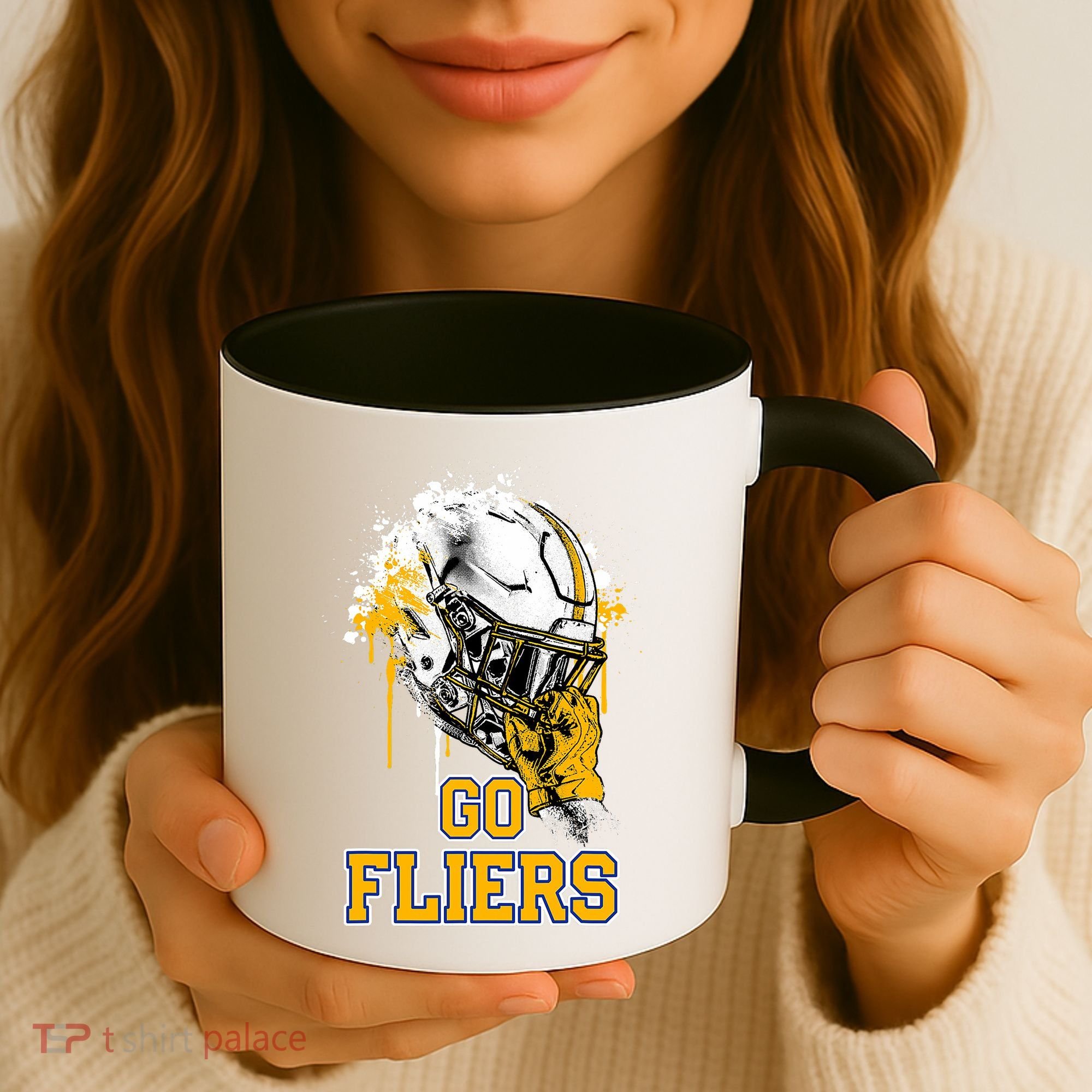 Clyde Fliers Rising Helmet Go Coffee Mug