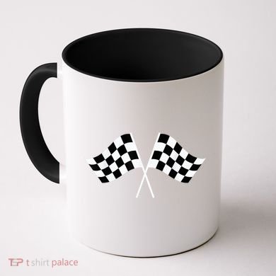 Checkered Flag Racing Coffee Mug