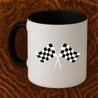 Checkered Flag Racing Coffee Mug thumb 2