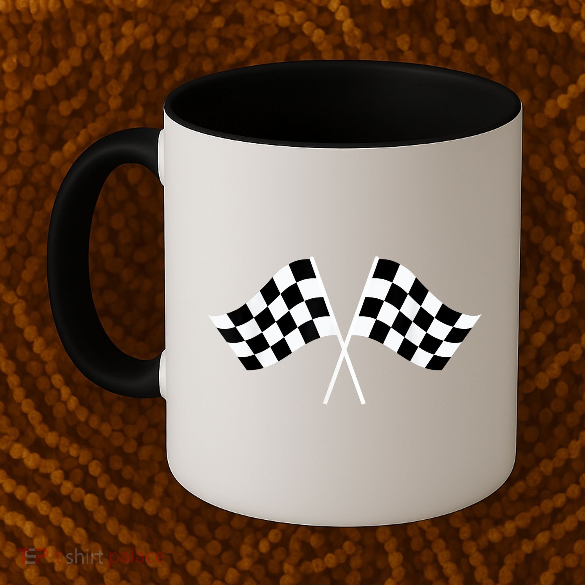 Checkered Flag Racing Coffee Mug