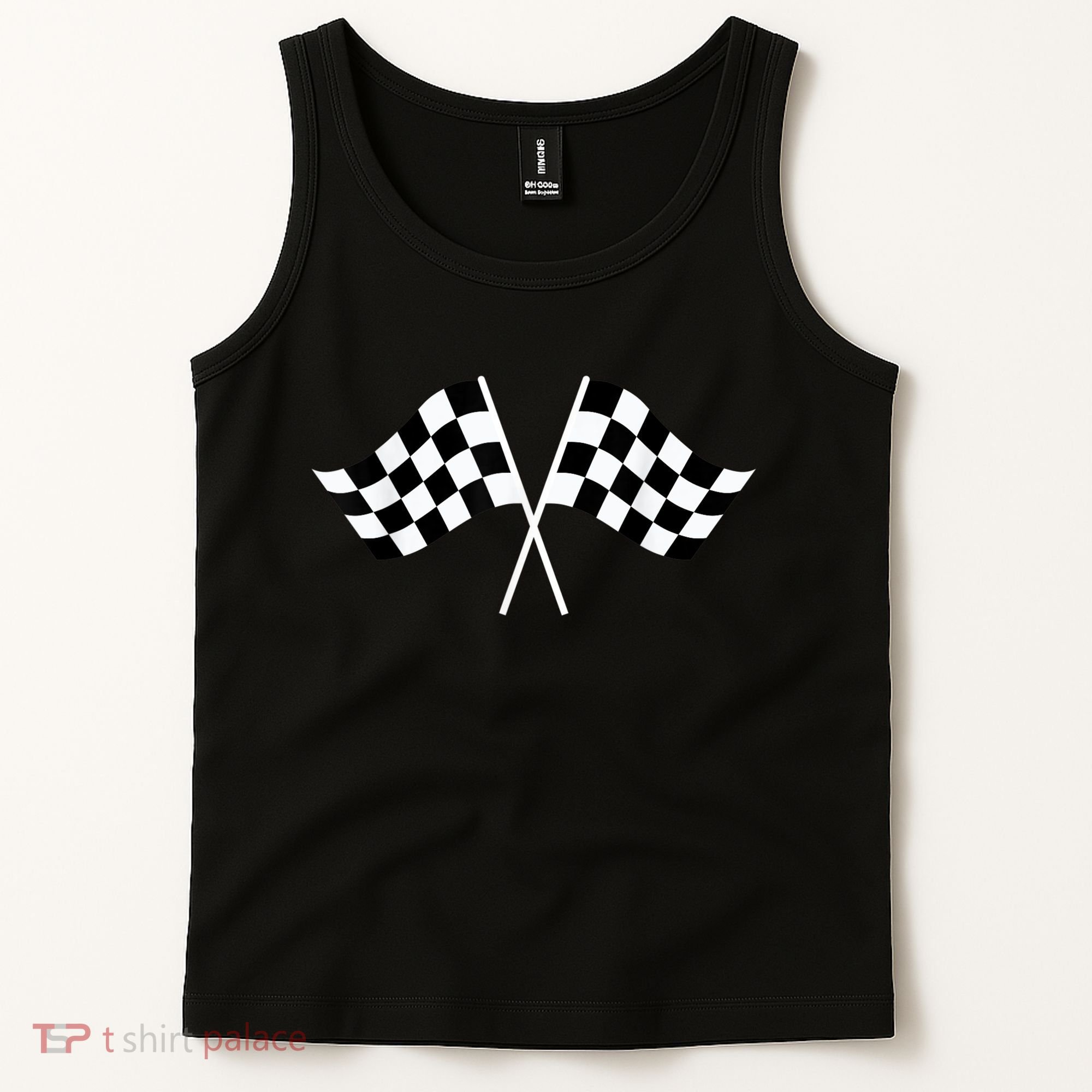 Checkered Flag Racing Tank Top