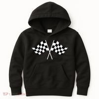 Checkered Flag Racing Kids Hoodie thumb 0