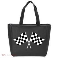 Checkered Flag Racing Tote Bag thumb 0