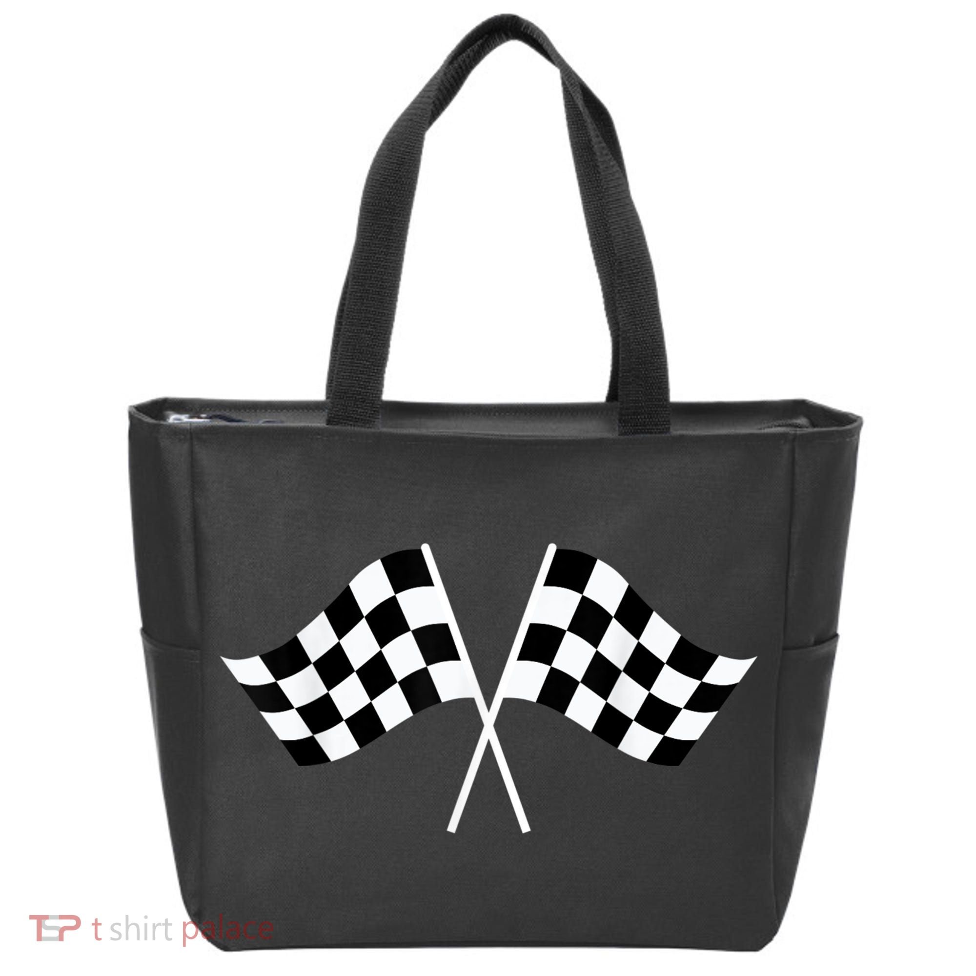 Checkered Flag Racing Tote Bag