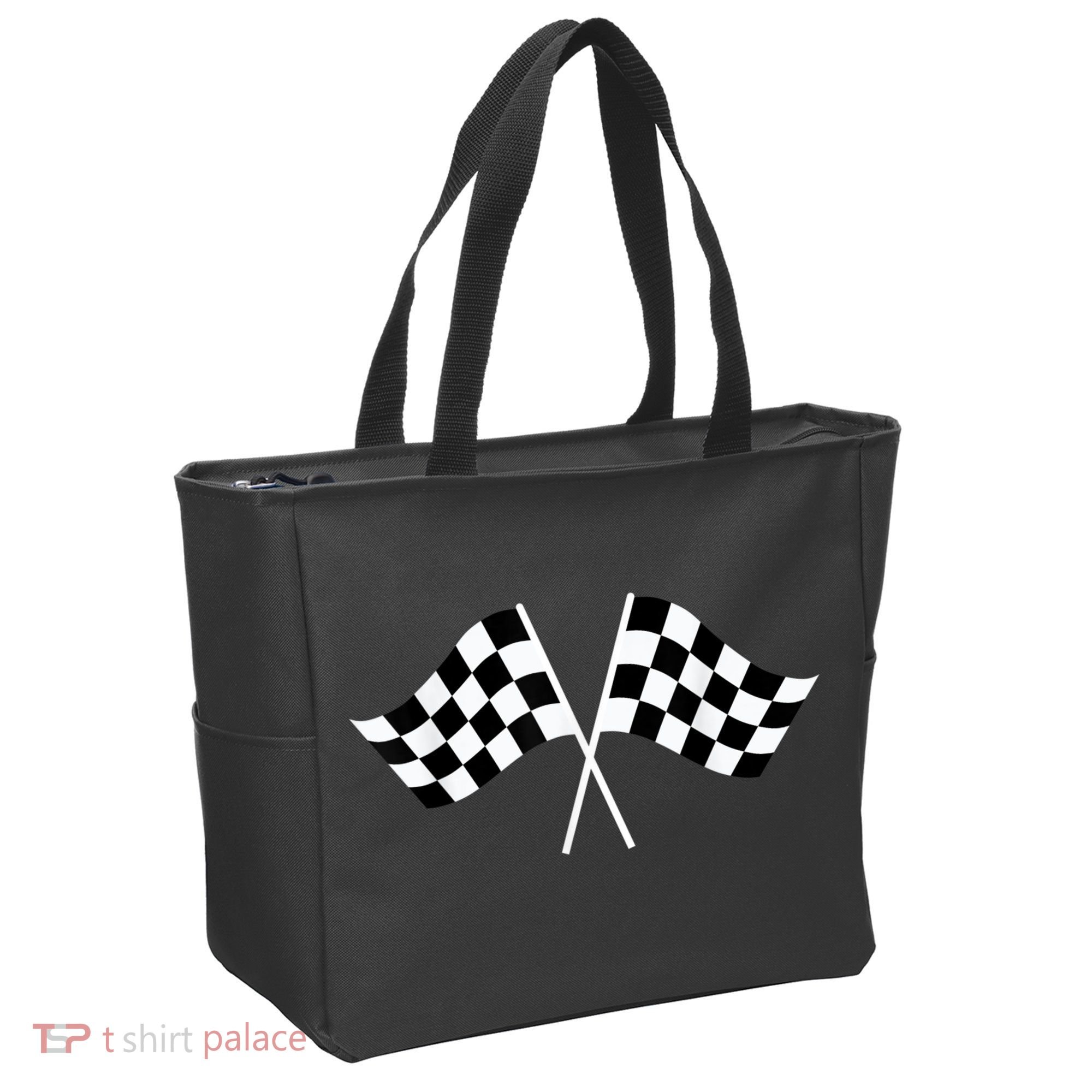 Checkered Flag Racing Tote Bag