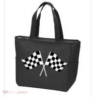 Checkered Flag Racing Tote Bag thumb 3