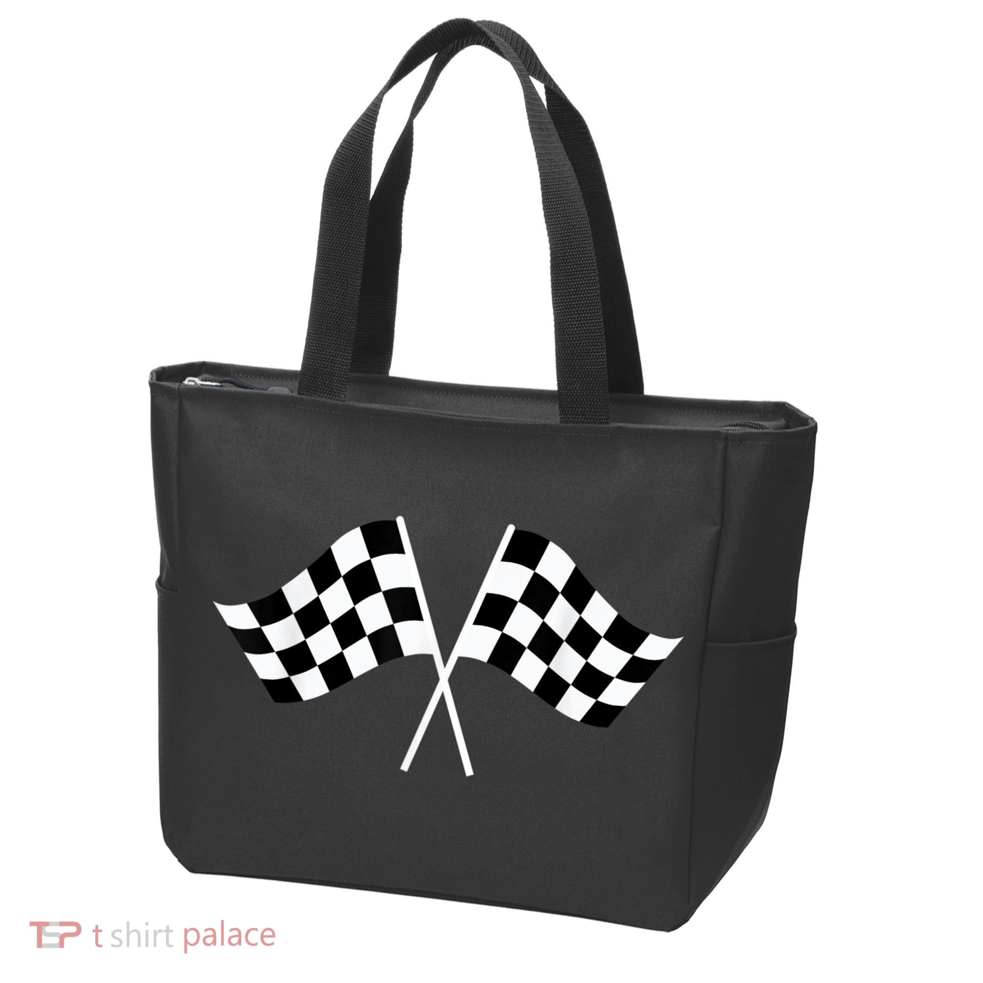 Checkered Flag Racing Tote Bag