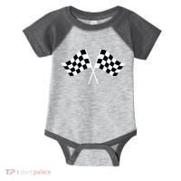Checkered Flag Racing Infant Baby Jersey Bodysuit thumb 0