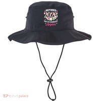 Cute Floral Retired 2026 Not My Problem Anymore Bucket Hat thumb 0