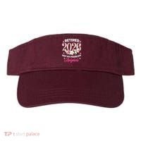 Cute Floral Retired 2026 Not My Problem Anymore Visor thumb 0