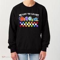 Cute Funny Ready To Learn Back To School Women's Sweatshirt thumb 0